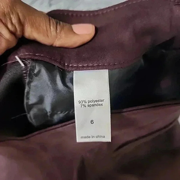 MAURICES Faux Suede Button Down High Rise Skirt.  Nwt, size 6 - Picture 5 of 8